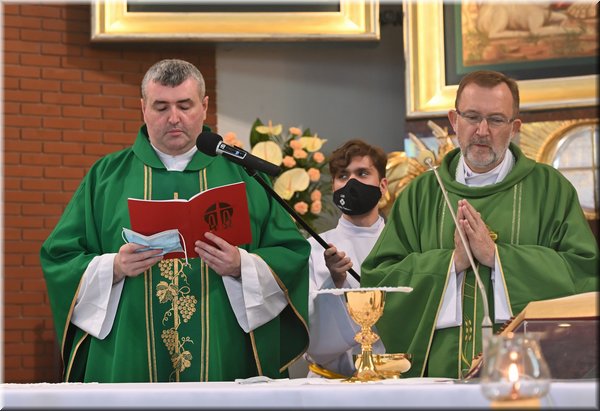Pożegnanie ks. proboszcza Andrzeja Gruszki SCJ i ks. Tomasza Wierzbickiego SCJ